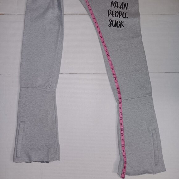 T CREW STACKED MEAN PEOPLE SUCK GRAPHIC SWEATPANTS - Picture 14 of 17